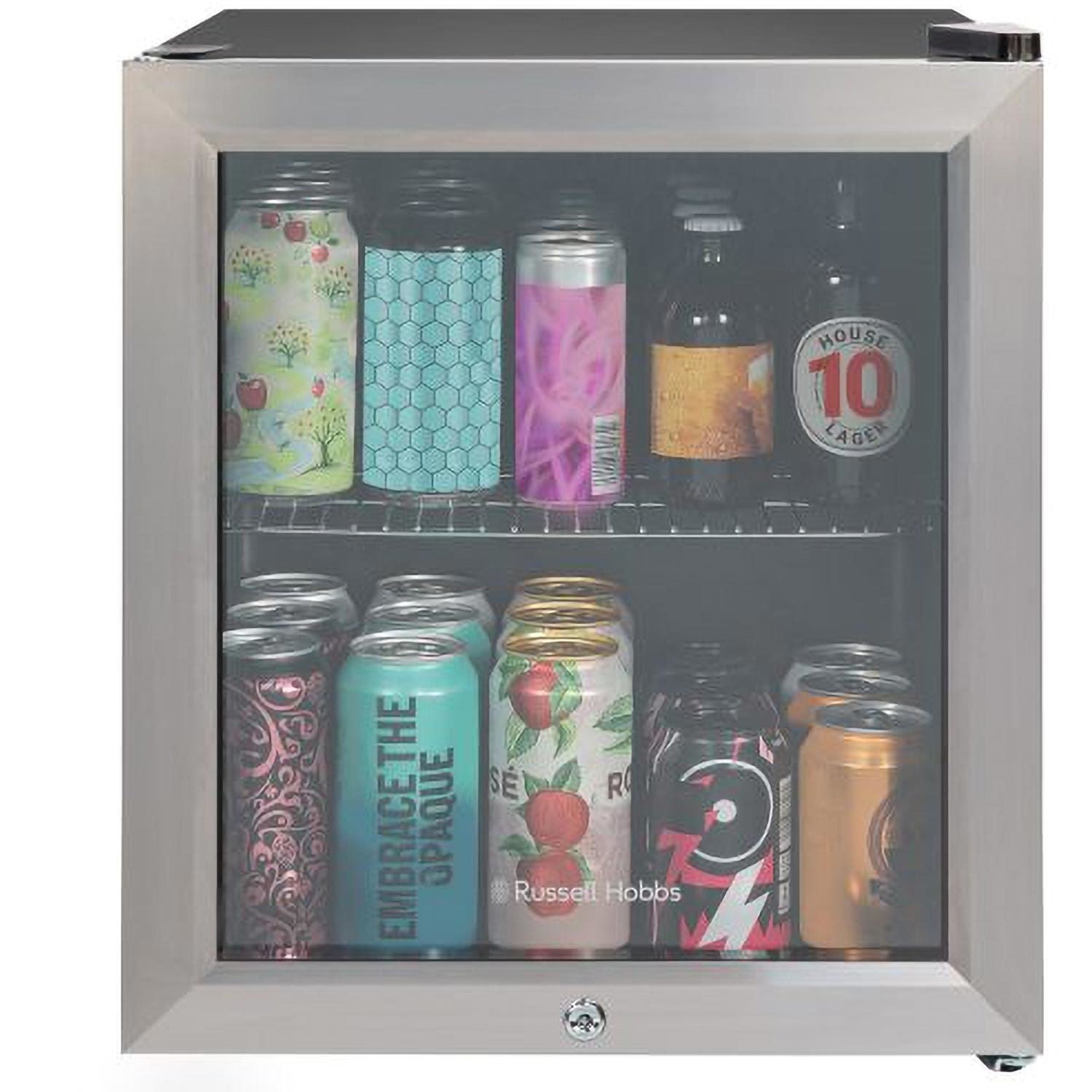 Russell Hobbs 46L Drinks Fridge - Stainless Steel