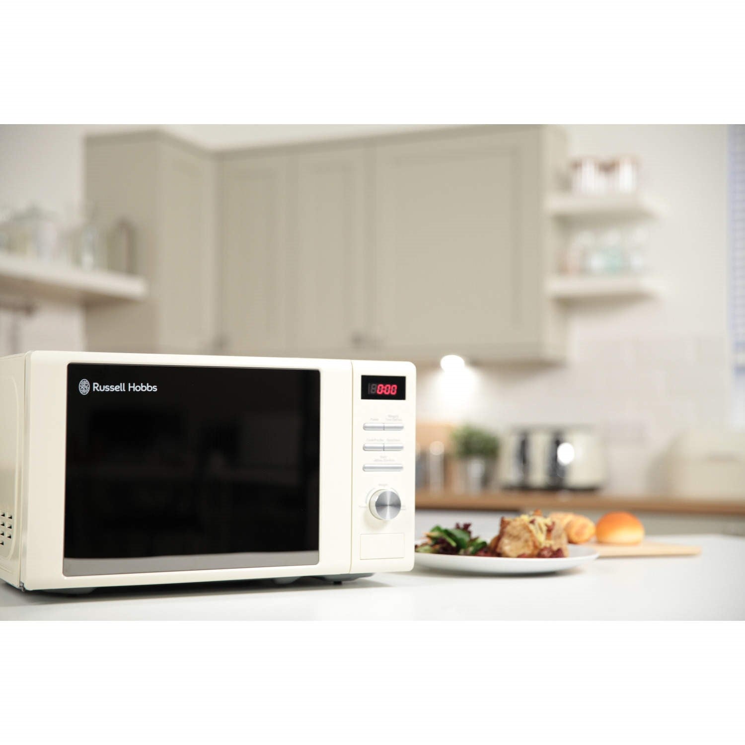 Russell Hobbs RHM2064C 20L Legacy Digital Solo Microwave - Cream