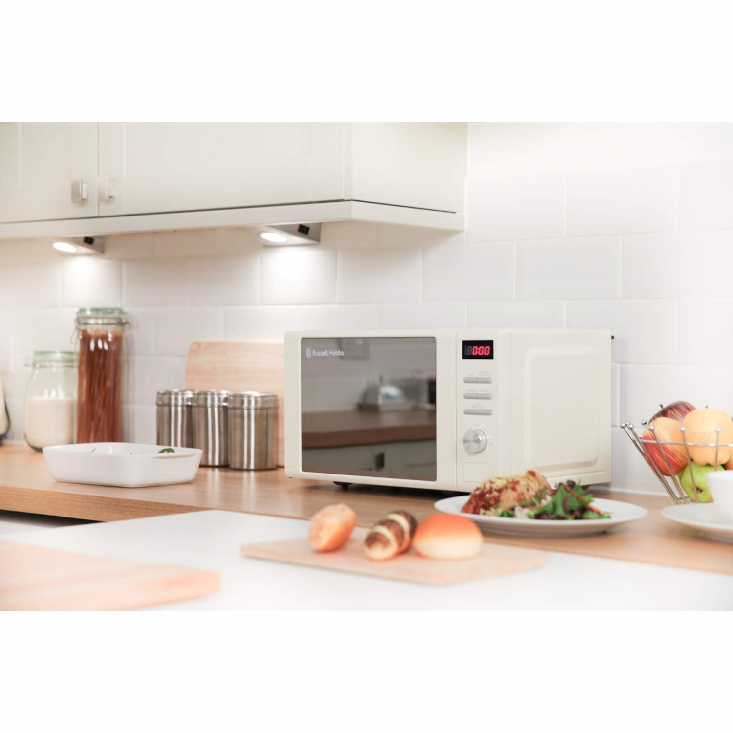 Russell Hobbs RHM2064C 20L Legacy Digital Solo Microwave - Cream