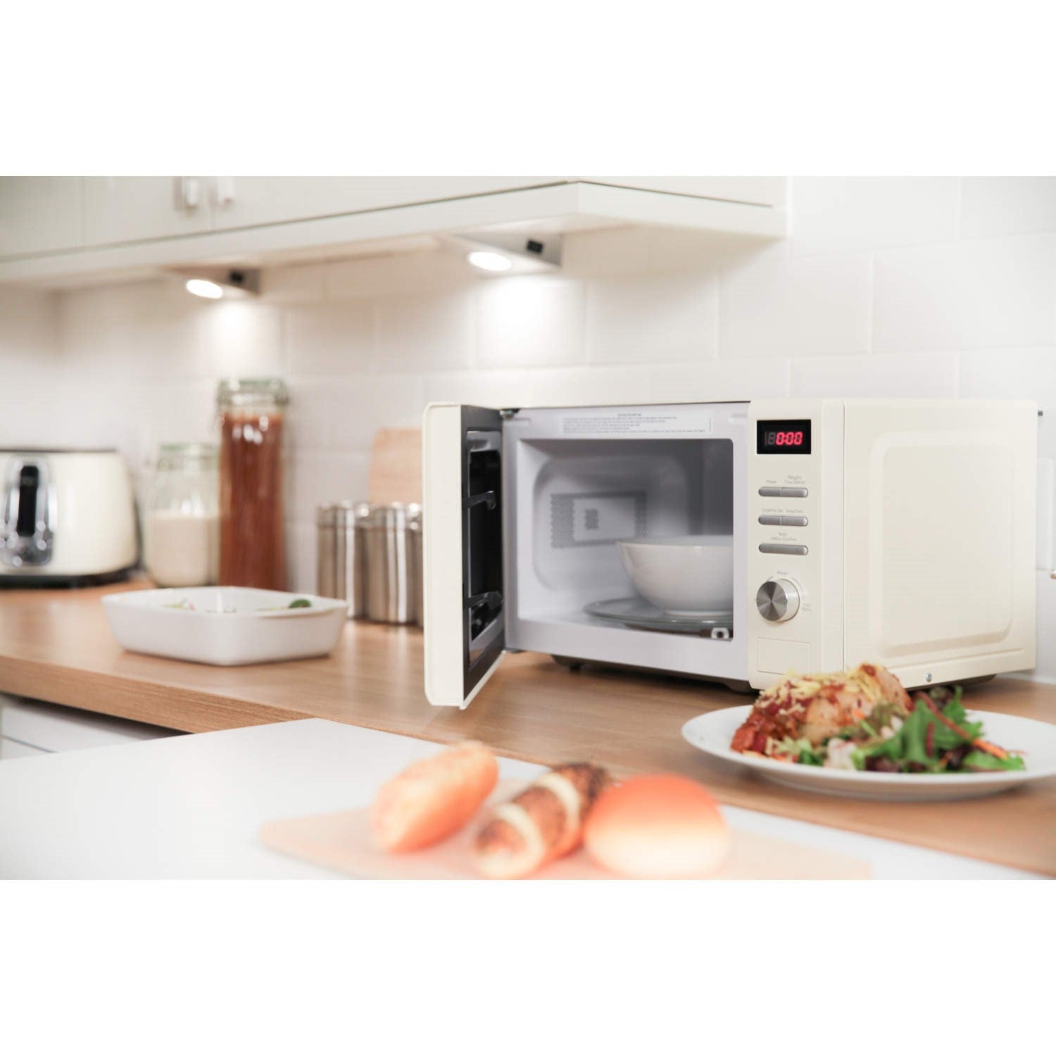 Russell Hobbs RHM2064C 20L Legacy Digital Solo Microwave - Cream
