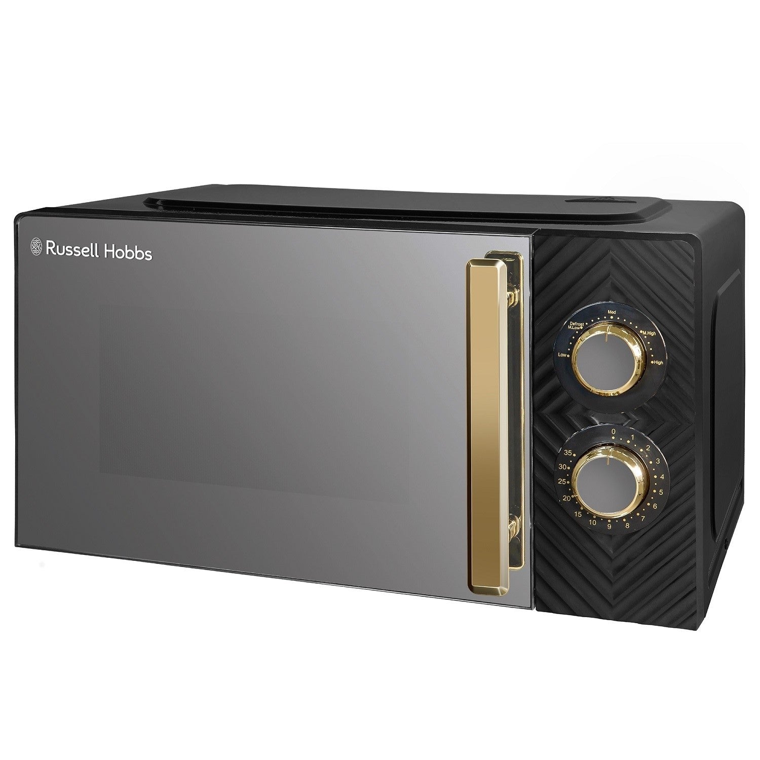 Russell Hobbs RHMM723B 17L Groove Microwave - Black