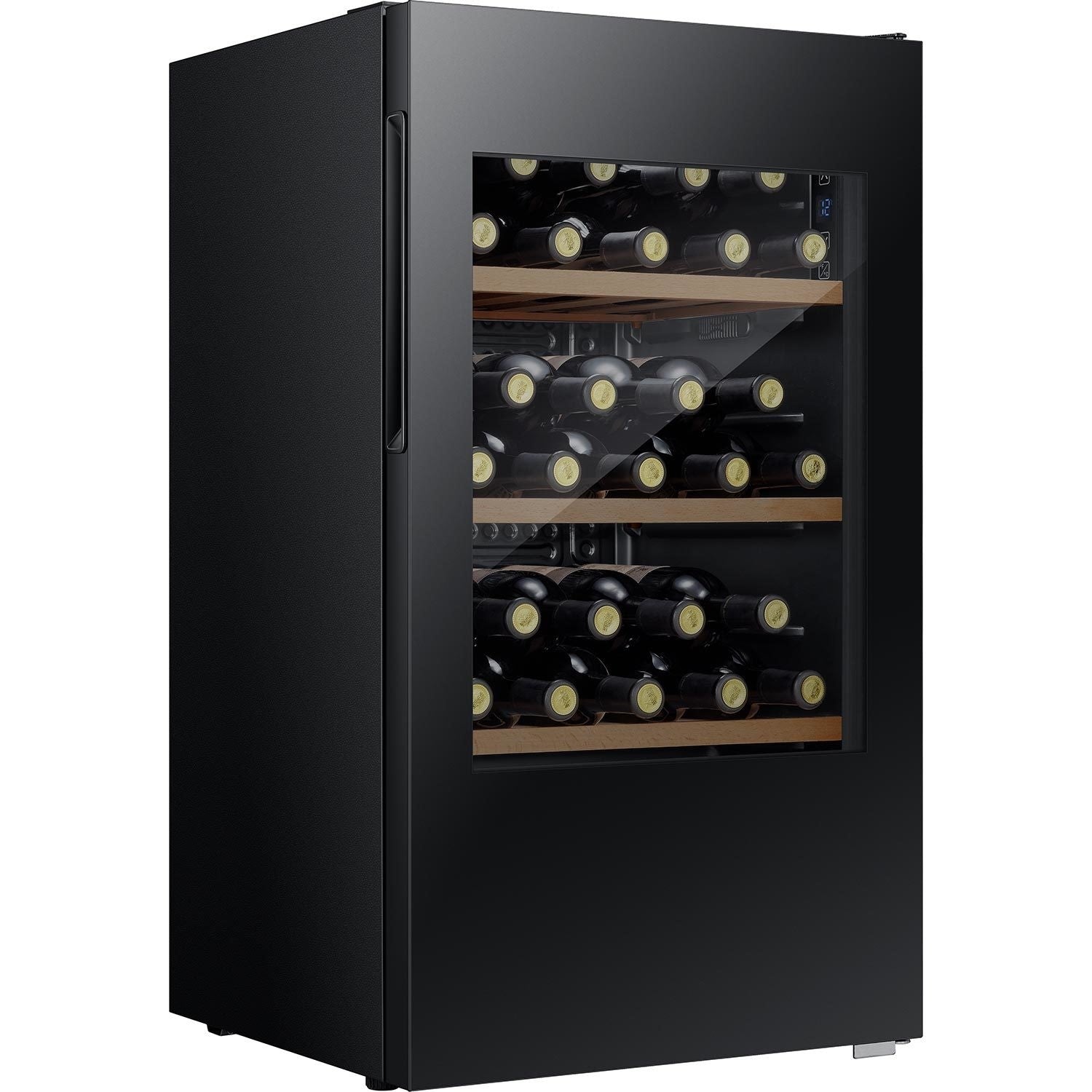 Hisense 30 Bottle Capacity Single Zone Wine Cooler - Black