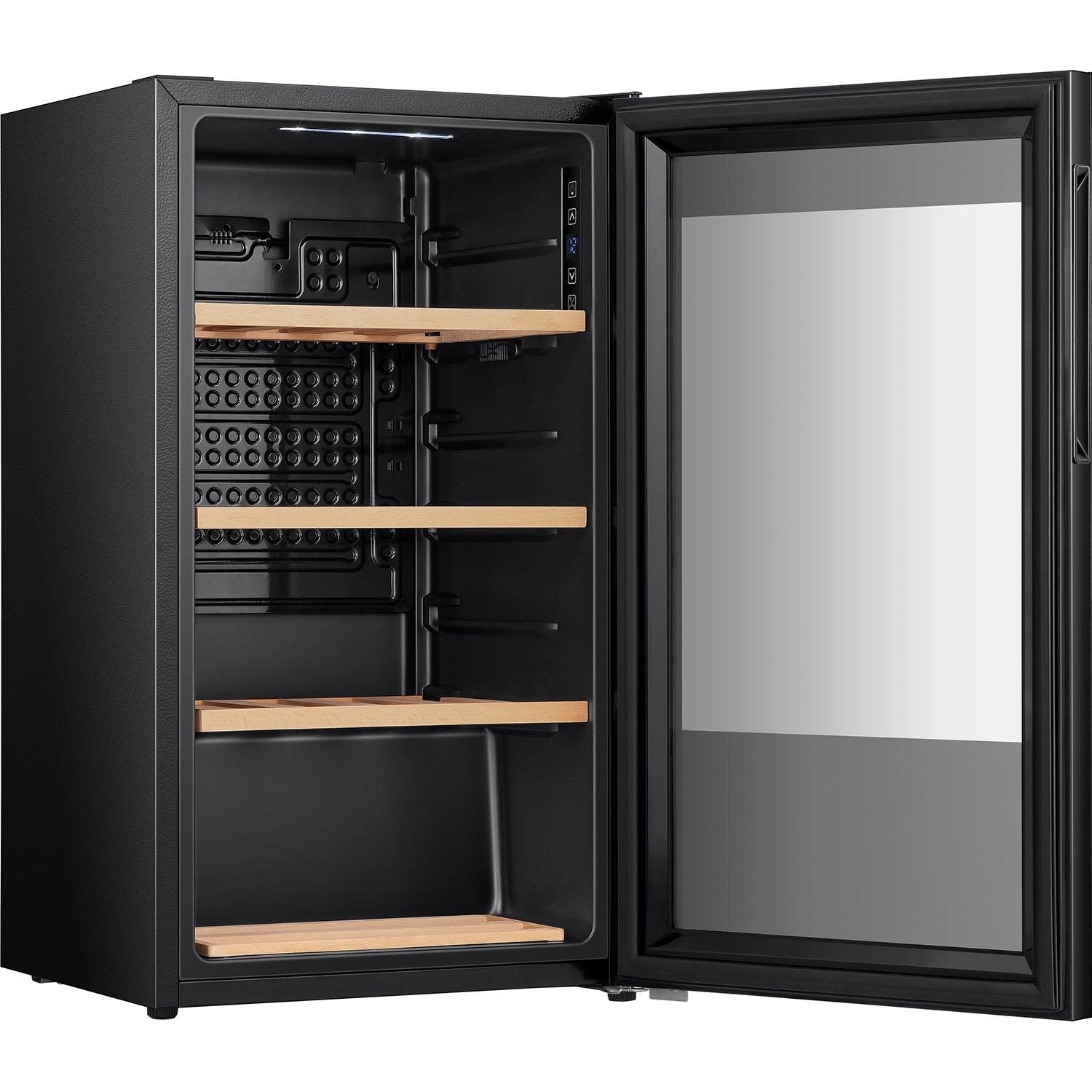 Hisense 30 Bottle Capacity Single Zone Wine Cooler - Black