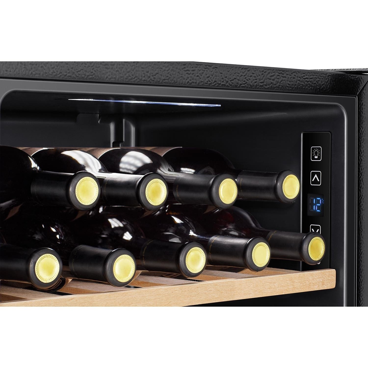 Hisense 30 Bottle Capacity Single Zone Wine Cooler - Black
