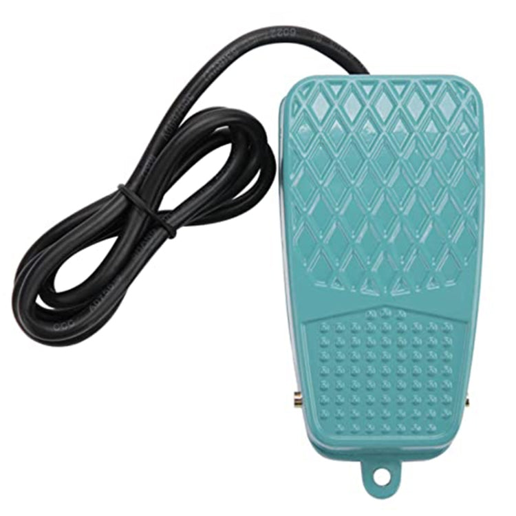 TFS-105 AC 250V 10A Anti-slip Metal Case Foot Control Pedal Switch, Cable Length: 90cm, TFS-105