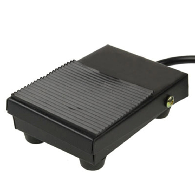 TFS-1 AC 250V 10A Anti-slip Plastic Case Foot Control Pedal Switch, Cable Length: 1m, TFS-1 1m