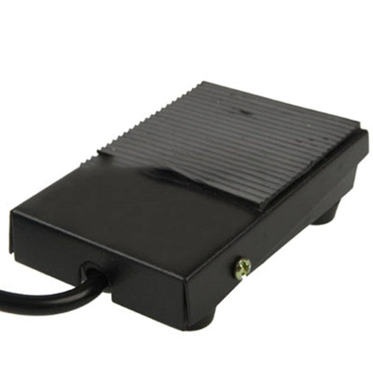 TFS-1 AC 250V 10A Anti-slip Plastic Case Foot Control Pedal Switch, Cable Length: 1m, TFS-1 1m