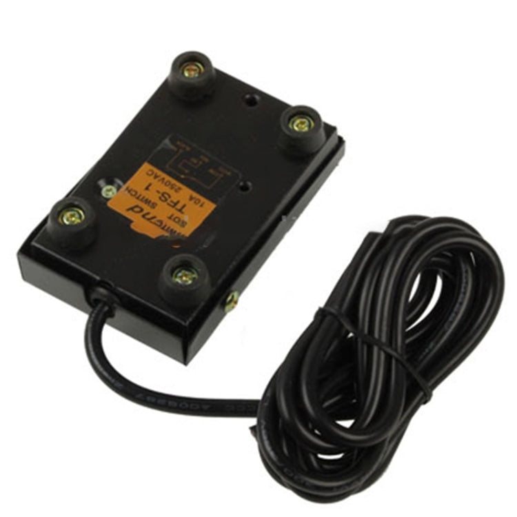 TFS-1 AC 250V 10A Anti-slip Plastic Case Foot Control Pedal Switch, Cable Length: 1m, TFS-1 1m