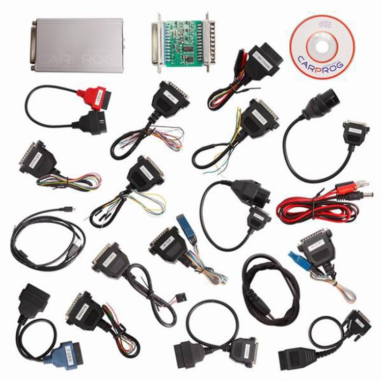 Carprog V10.03 Full ECU Chip Auto Repair Tool with 21 Adaptors for Car Radios / Odometers / Dashboards / Immobilizers Repair, Auto Repair Tool