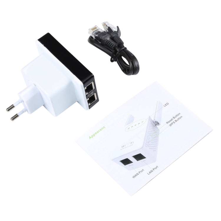 300Mbps Wireless-N Mini Router, Support AP / Client / Router / Bridge / Repeater Operating Modes, Sign Random Delivery, EU Plug, US Plug