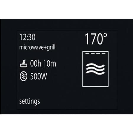 Smeg SF4390MCX Classic Built-In Compact Combination Microwave Oven - Stainless Steel