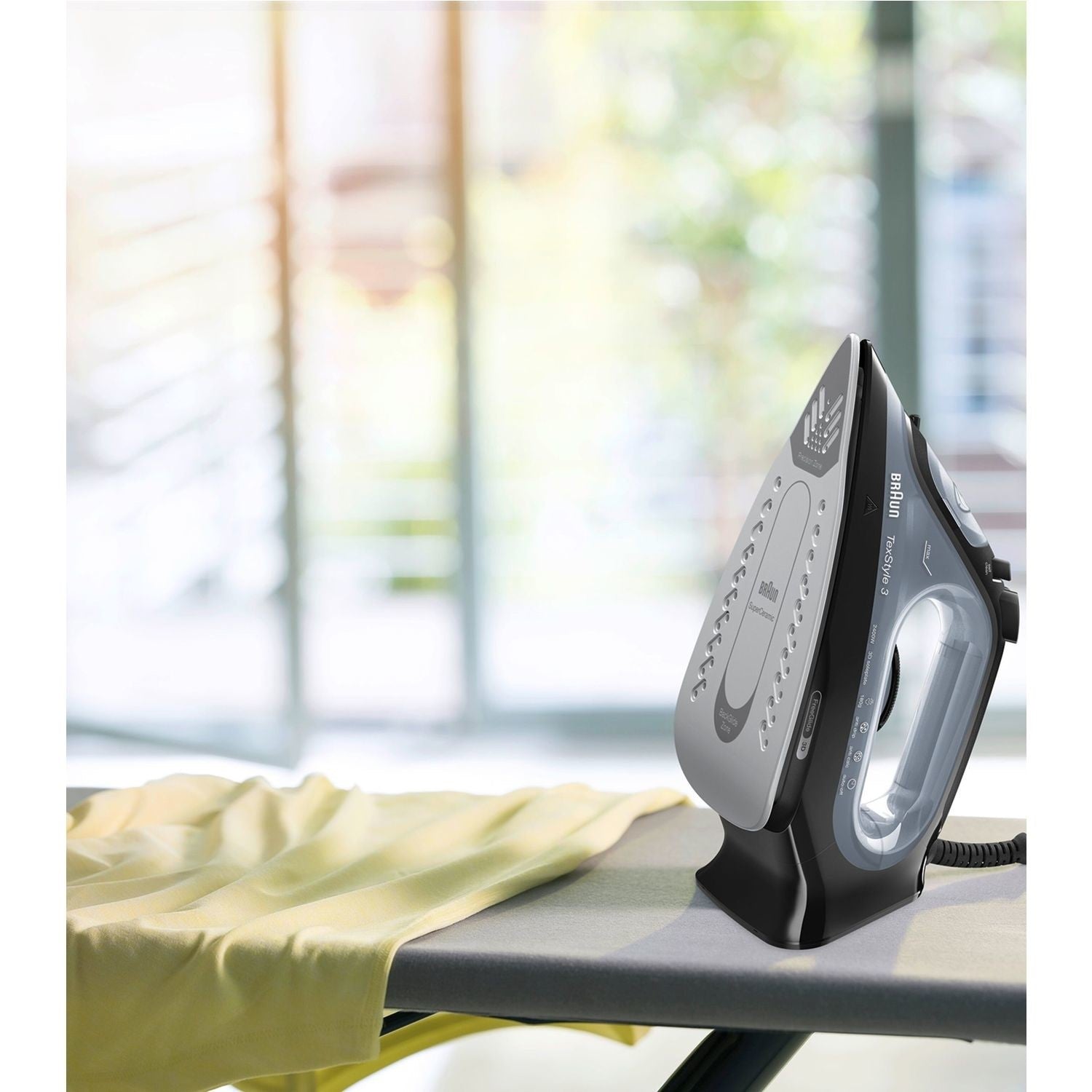 Braun SI3055BK TexStyle 2400W 3 Steam Iron - Black