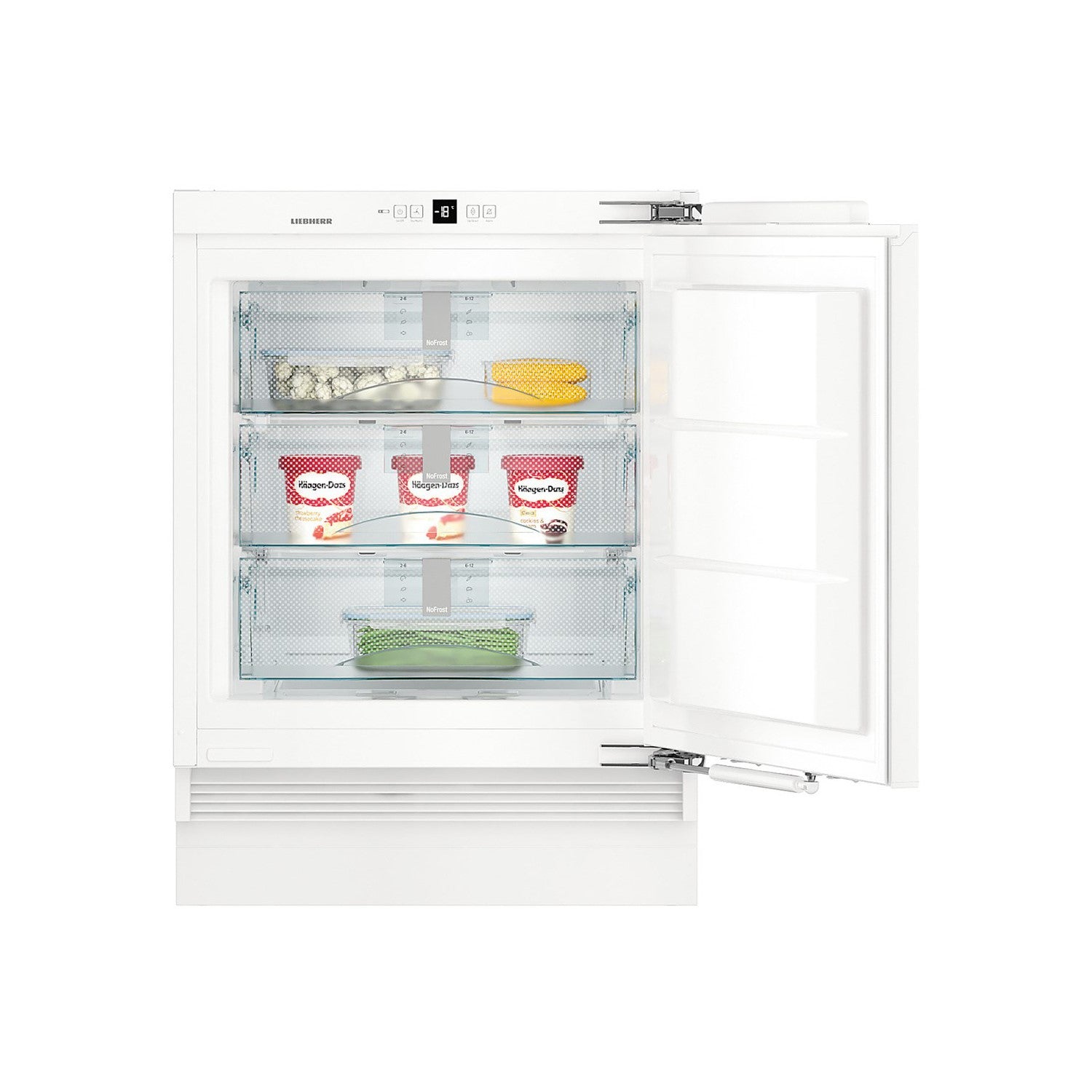 Liebherr 79 Litre Under Counter Integrated Freezer - Door-on-door