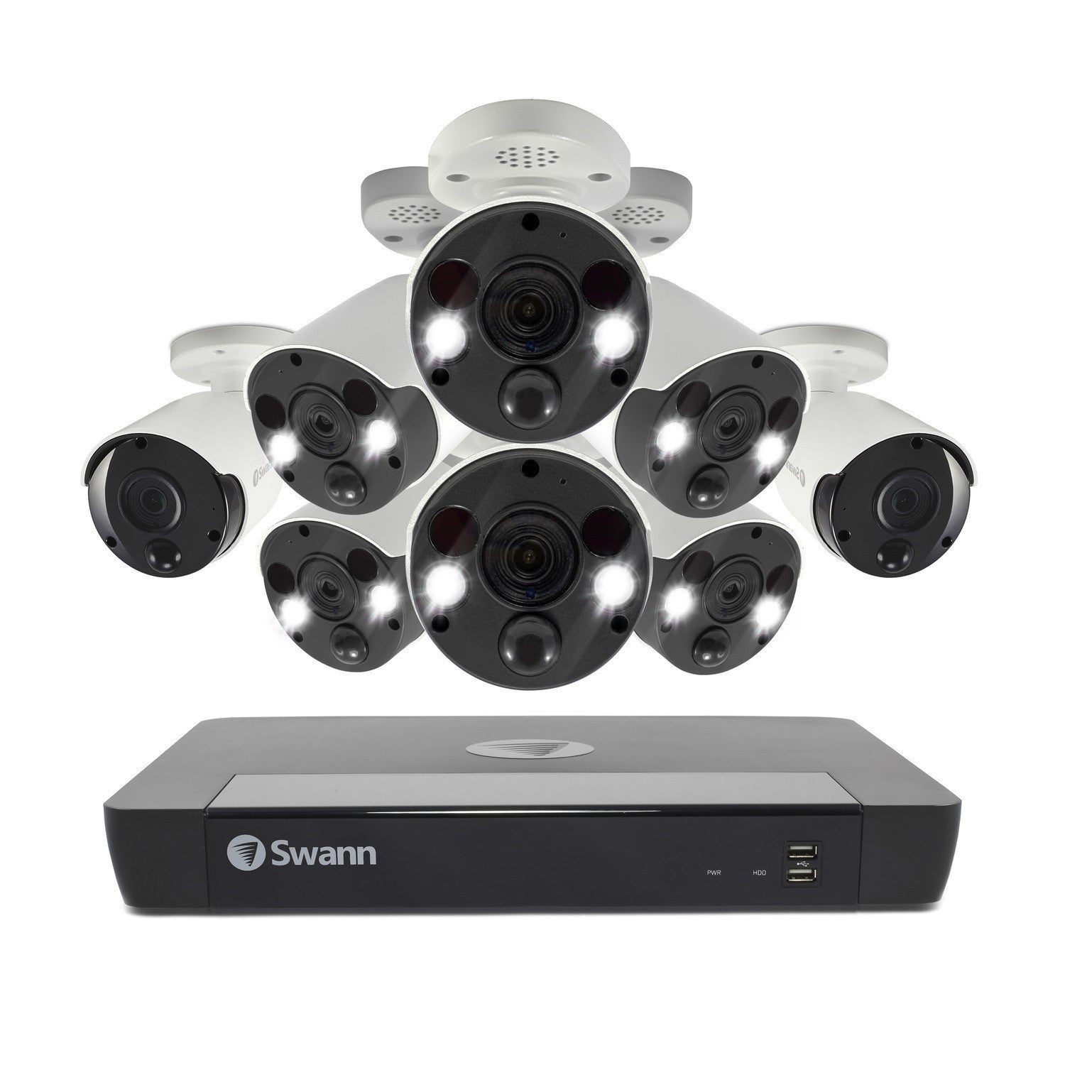 Swann 8 Camera 4K Ultra HD NVR CCTV System with 2TB HDD