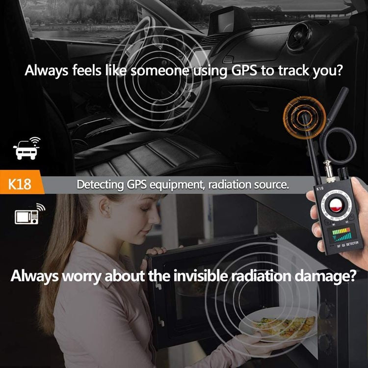 zs-k18 Camera Finder for GPS Tracking GSM Listening Device Finder, US Plug