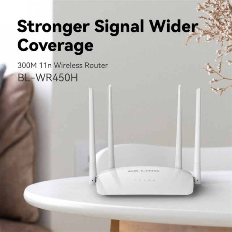 LB-LINK WR450H 4x5dBi High Gain Antennas WiFi Extender 300Mbps Wireless Router