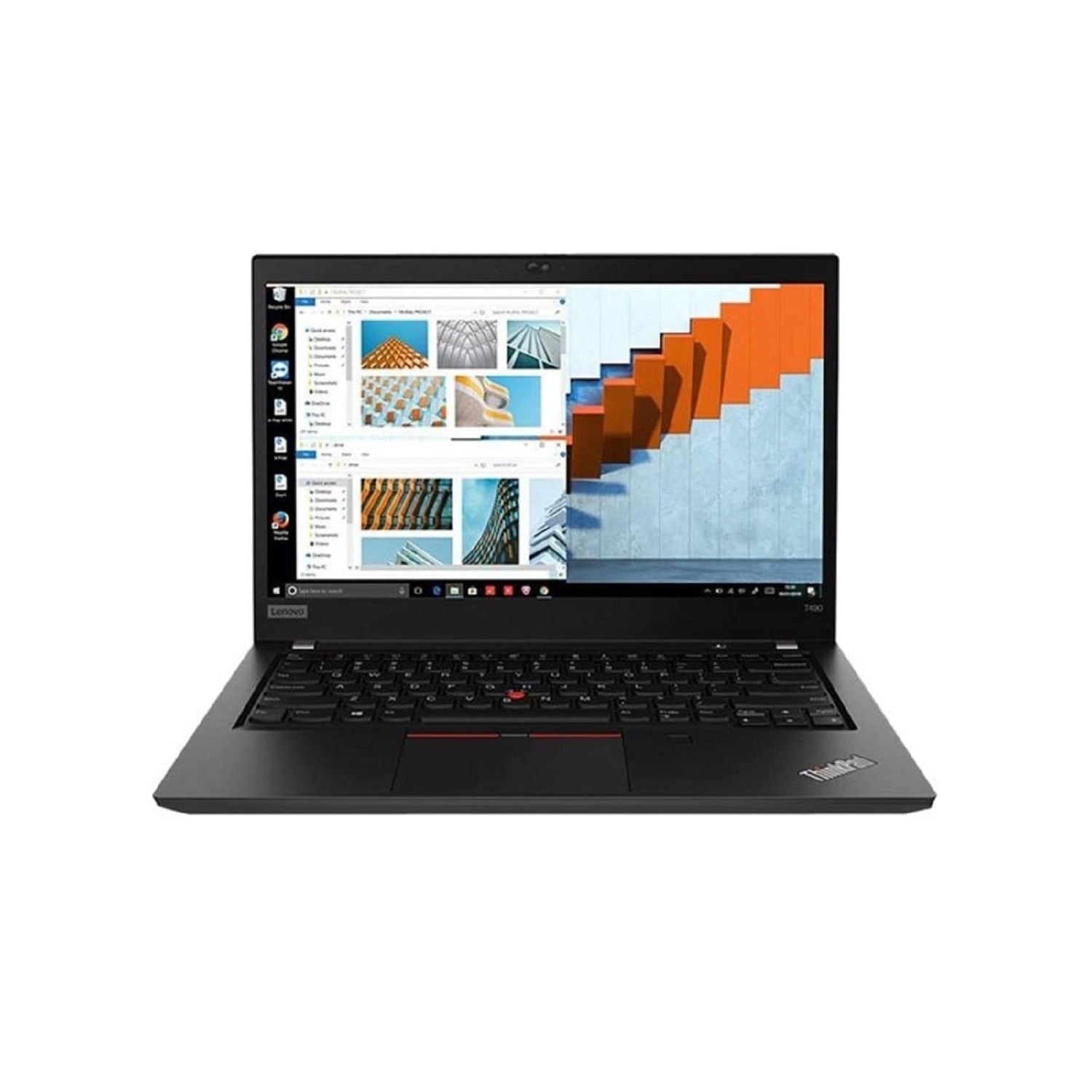 Refurbished Lenovo ThinkPad T490 Core i5 8th gen 8GB 256GB 14 Inch Windows 11 Professional Laptop