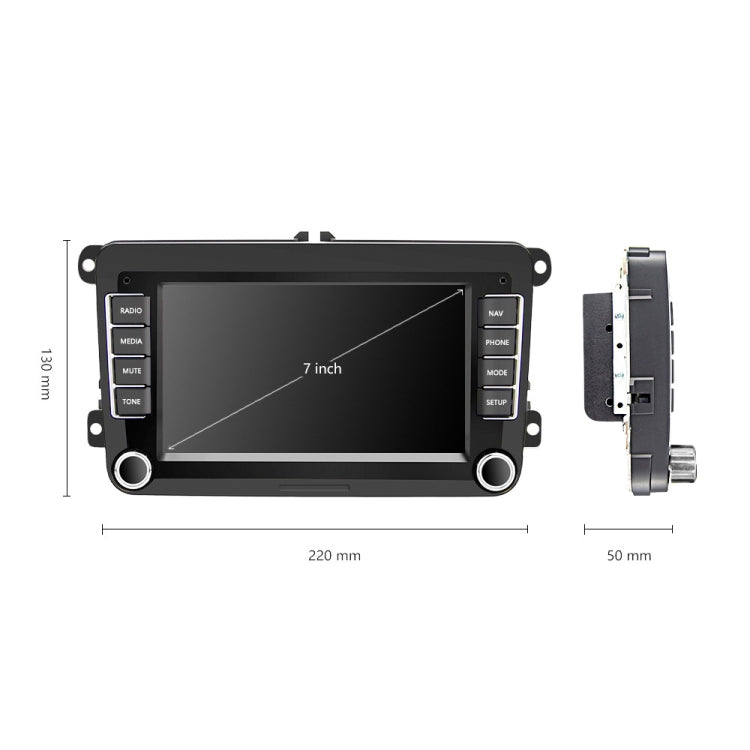A3040 For Volkswagen 7-inch 2+32G Android Car Navigation Central Control Large Screen Player With Wireless CarPlay, Standard, Standard+4Lights Camera, Standard+12Lights Camera, Standard+AHD Camera