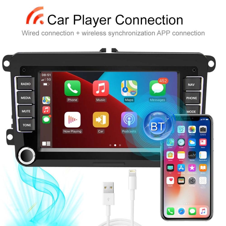 A3040 For Volkswagen 7-inch 2+32G Android Car Navigation Central Control Large Screen Player With Wireless CarPlay, Standard, Standard+4Lights Camera, Standard+12Lights Camera, Standard+AHD Camera