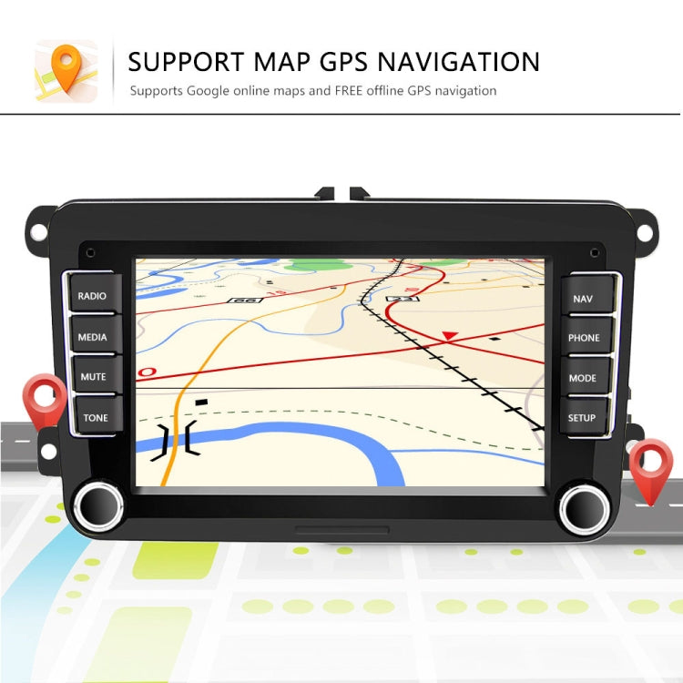 A3040 For Volkswagen 7-inch 2+32G Android Car Navigation Central Control Large Screen Player With Wireless CarPlay, Standard, Standard+4Lights Camera, Standard+12Lights Camera, Standard+AHD Camera
