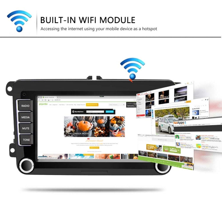 A3040 For Volkswagen 7-inch 2+32G Android Car Navigation Central Control Large Screen Player With Wireless CarPlay, Standard, Standard+4Lights Camera, Standard+12Lights Camera, Standard+AHD Camera
