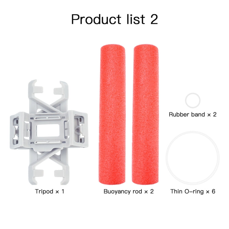 For DJI Mini 2  RCSTQ Water Landing Gear Buoyancy Rod