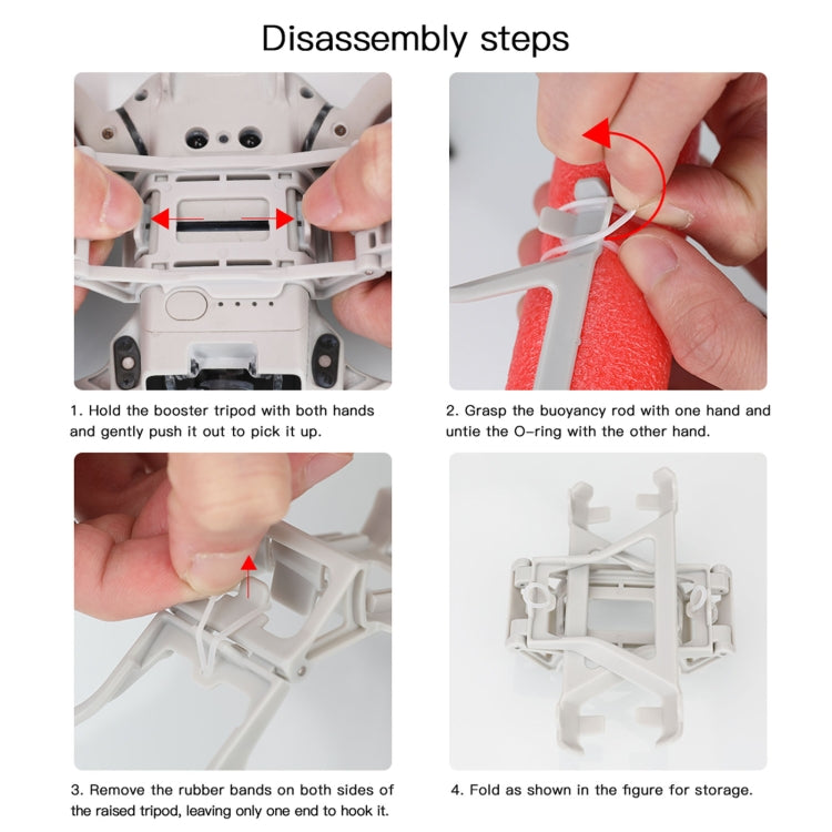 For DJI Mini 2  RCSTQ Water Landing Gear Buoyancy Rod