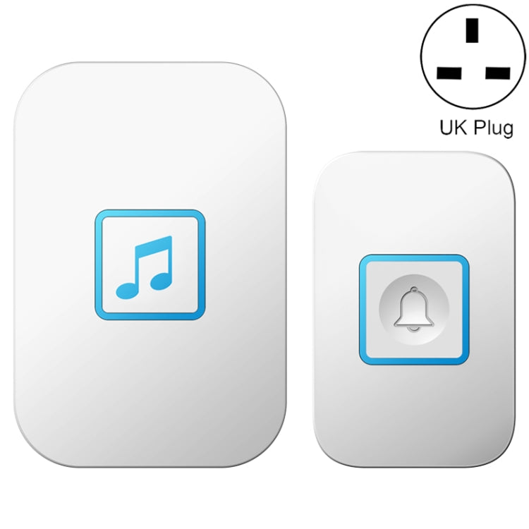 CACAZI A86 Electronic Music Remote Control Doorbell One For One AC Wireless Doorbell