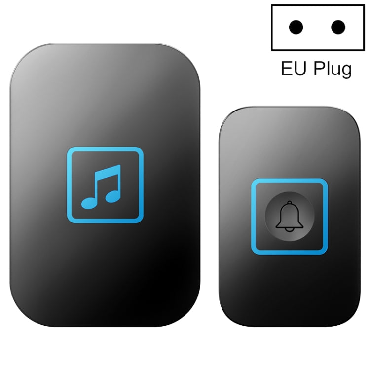 CACAZI A86 Electronic Music Remote Control Doorbell One For One AC Wireless Doorbell