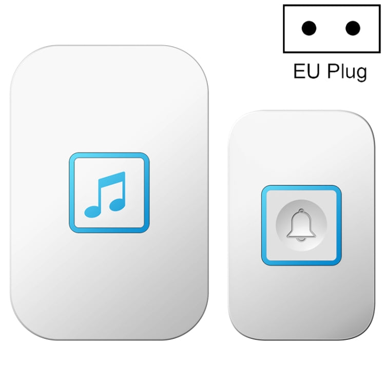 CACAZI A86 Electronic Music Remote Control Doorbell One For One AC Wireless Doorbell