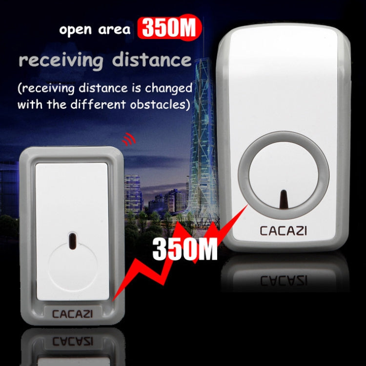 CACAZI W-899 Smart Home Wireless Doorbell Remote Control Doorbell