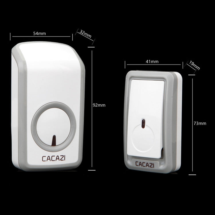 CACAZI W-899 Smart Home Wireless Doorbell Remote Control Doorbell