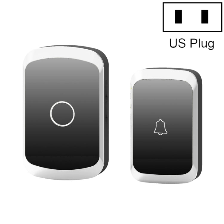 CACAZI A20 Smart Home Wireless Doorbell Digital Music Remote Control Waterproof Doorbell