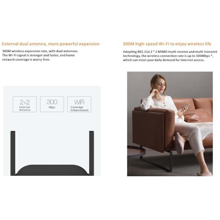PIX-LINK WR22 300Mbps Wifi Wireless Signal Amplification Enhancement Extender, EU Plug, US Plug, UK Plug, AU Plug