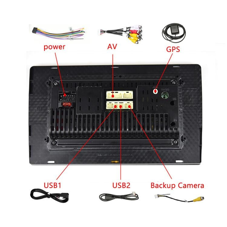 Universal Machine Android Smart Navigation Car Navigation DVD Reversing Video Integrated Machine