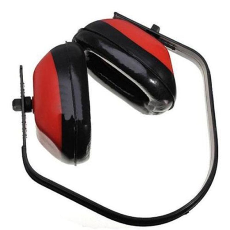 Anti-Noise Safety Work Sleep Hearing Protection Headphones Protective Earmuffs, Red