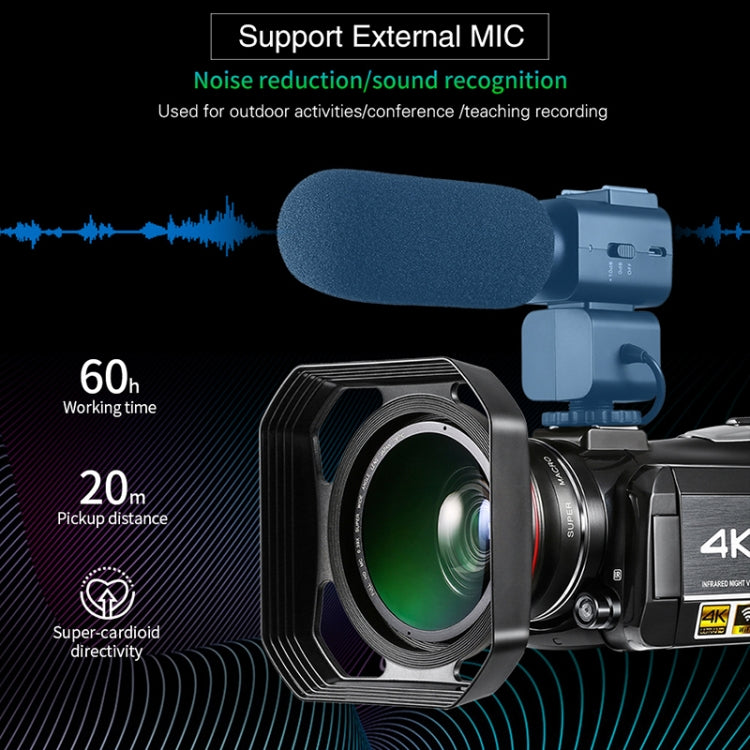 ORDRO AC3 3.1 inch IPS Screen 4K Full HD 13MP Night Vision WiFi Live Camcorder DV Digital Camera