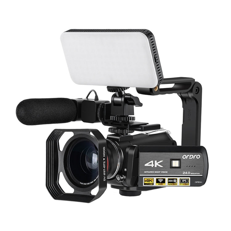 ORDRO AC3 3.1 inch IPS Screen 4K Full HD 13MP Night Vision WiFi Live Camcorder DV Digital Camera