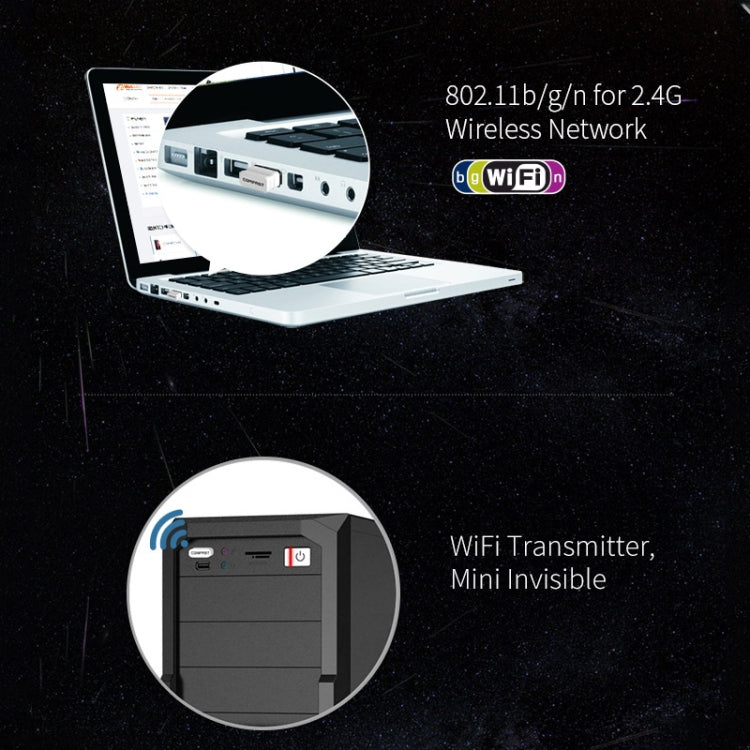 COMFAS CF-WU810N 150Mbps Desktop Notebook USB Wireless Network Card