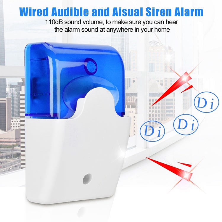 LY-103 Sound And Light Alarm Emergency Call For Help Connection Type Alarm, 220V (Red), 220V (Blue), 24V (Red), 24V (Blue), 12V (Red), 12V (Blue)