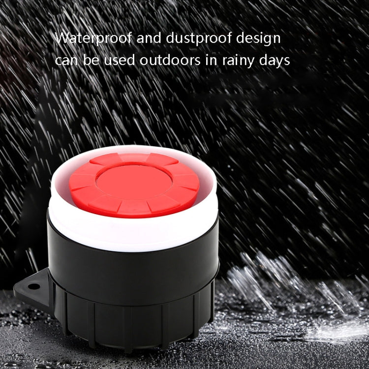 BJ-1K High-Decibel Active Buzzer Dual Audio Electronic Siren Alarm Wall-Mounted Anti-Theft Buzzer, Voltage:, 12V, 24V, BJ-1K 220V 120dB