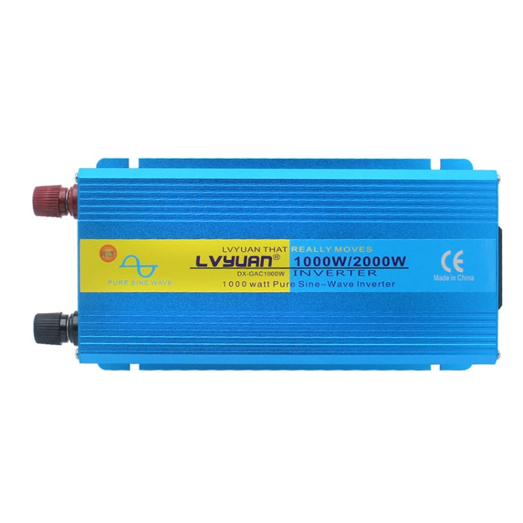 LVYUAN  2000W Car Home Pure Sine Wave Solar Inverter, 12V To 220V, 24V To 220V, 48V To 220V, 60V To 220V, 72V To 220V, 12V To 220V EU Plug, 12V To 220V AU Plug