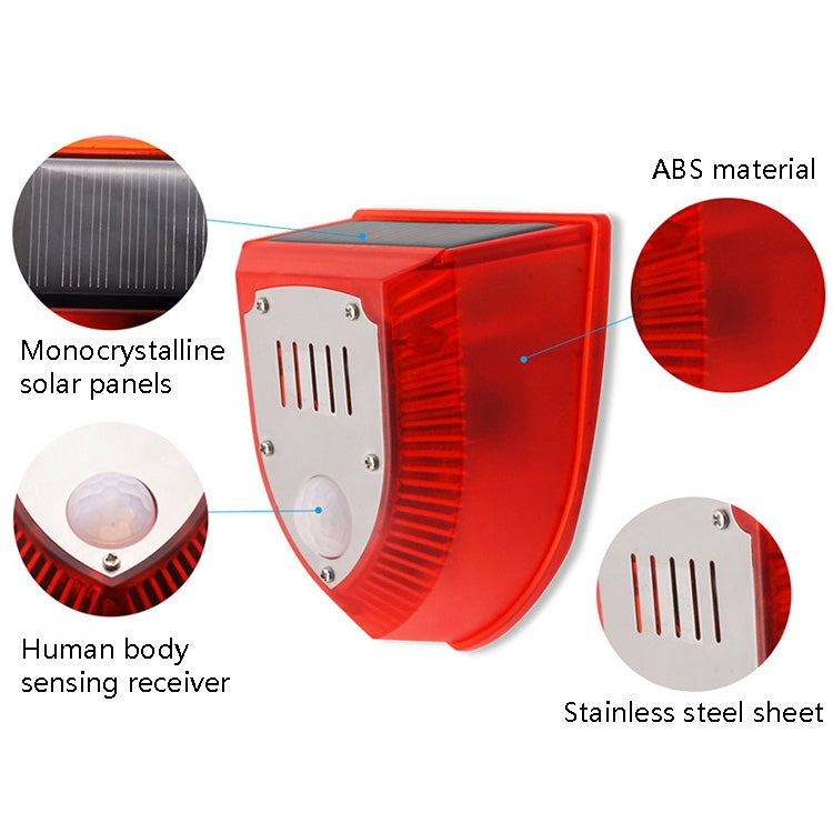 N911M Solar Animal Repeller Outdoor Sound And Light Alarm, with Induction, Timing Model