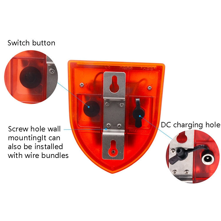 N911M Solar Animal Repeller Outdoor Sound And Light Alarm, with Induction, Timing Model