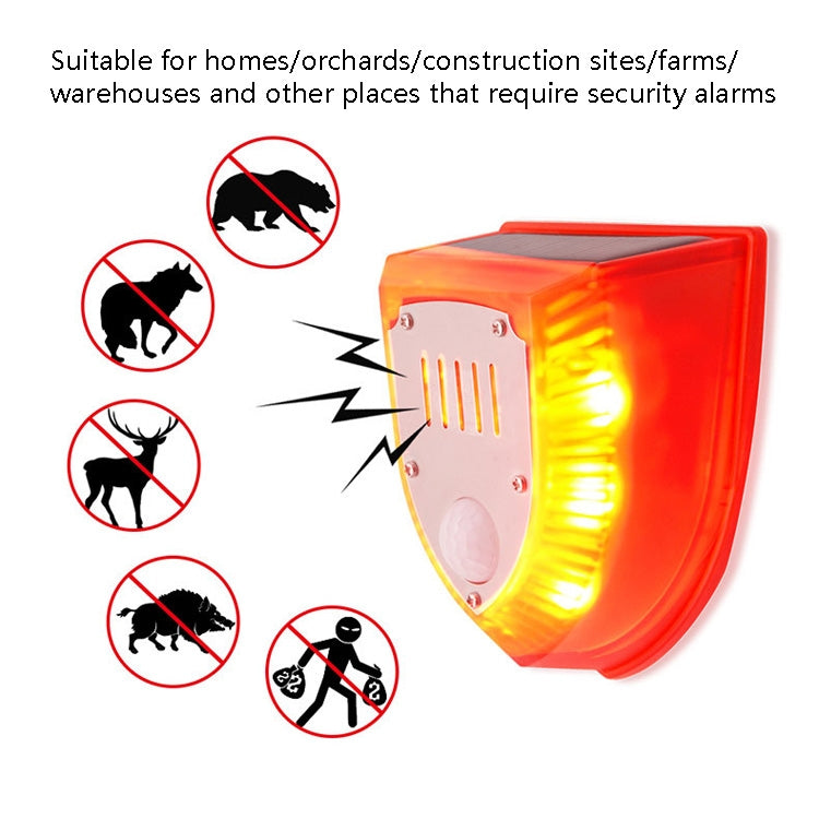 N911M Solar Animal Repeller Outdoor Sound And Light Alarm, with Induction, Timing Model