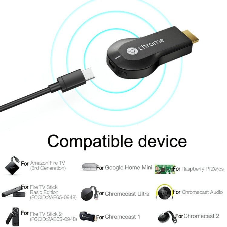 WK1109 Micro USB to RJ45 Network Card For Fire TV Stick, Micro USB