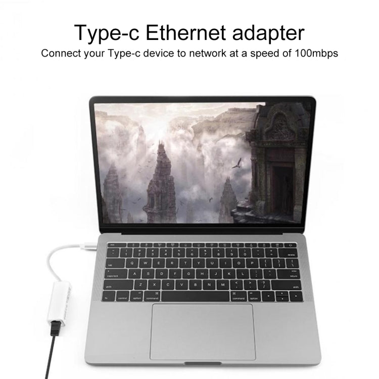 100M Driver-free Type-C/USB-C Network Card, Type-C