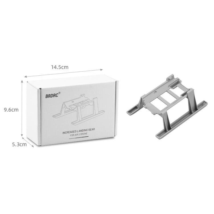 BRDRC Lifting and Landing Head Bracket Height-enhancing Tripod Accessories For DJI Mavic Air 2 / Air 2S, For DJI Mavic Air 2 / Air 2S