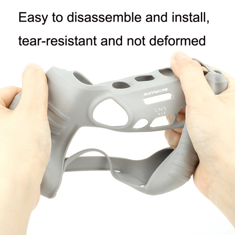 Sunnylife For DJI RC Remote Control Silicone Protective Case, Style: With Hood (Gray), For Mini 3 Pro DJI RC Without Hood (Black), For DJI RC Without Hood (Gray)