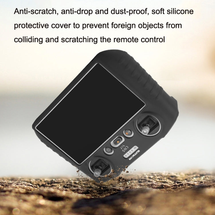 Sunnylife For DJI RC Remote Control Silicone Protective Case, Style: With Hood (Gray), For Mini 3 Pro DJI RC Without Hood (Black), For DJI RC Without Hood (Gray)